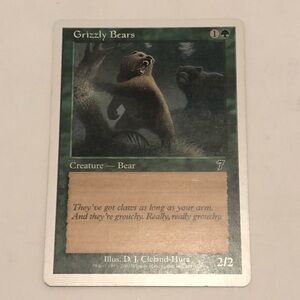 Magic the Gathering Grizzly Bears Trading Card 1